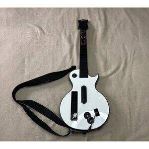 Nintendo Wii Guitar Hero Gibson Les Paul Red Octane White 95125.805